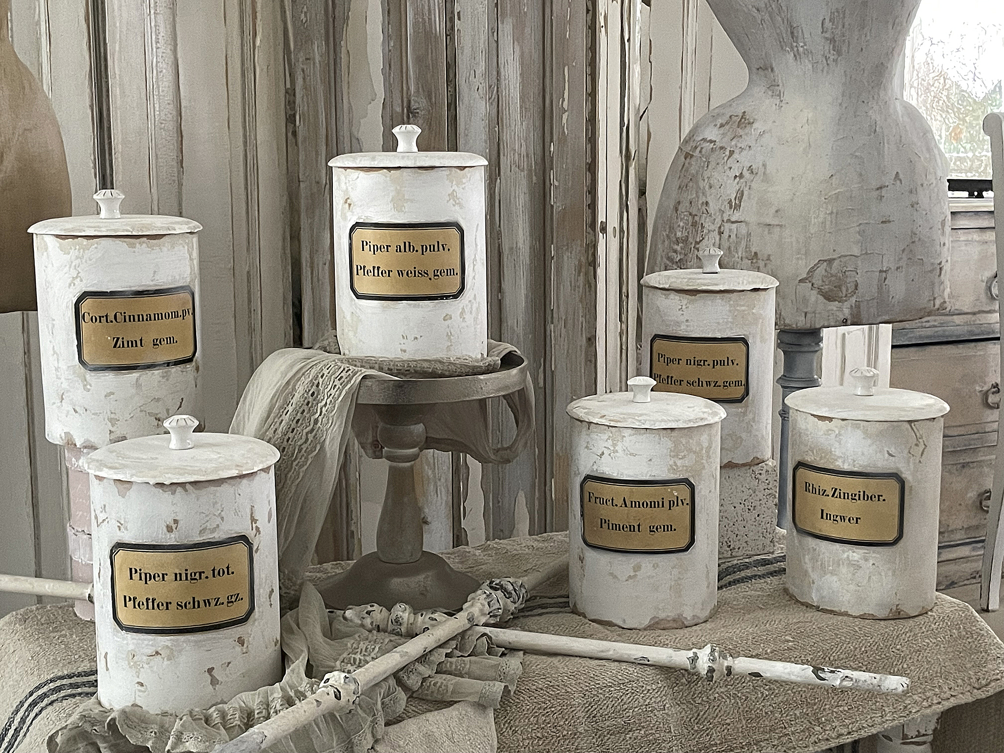 Alte Apothekerdosen Shabby***